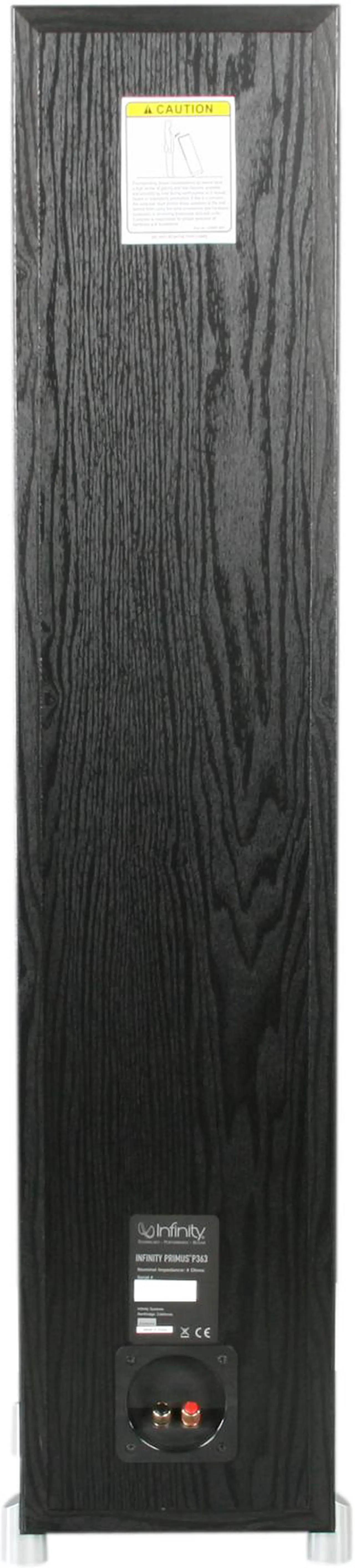 Alt view image 5 of 6 - Infinity Primus P363BK Three-way Floorstanding Loudspeaker Single