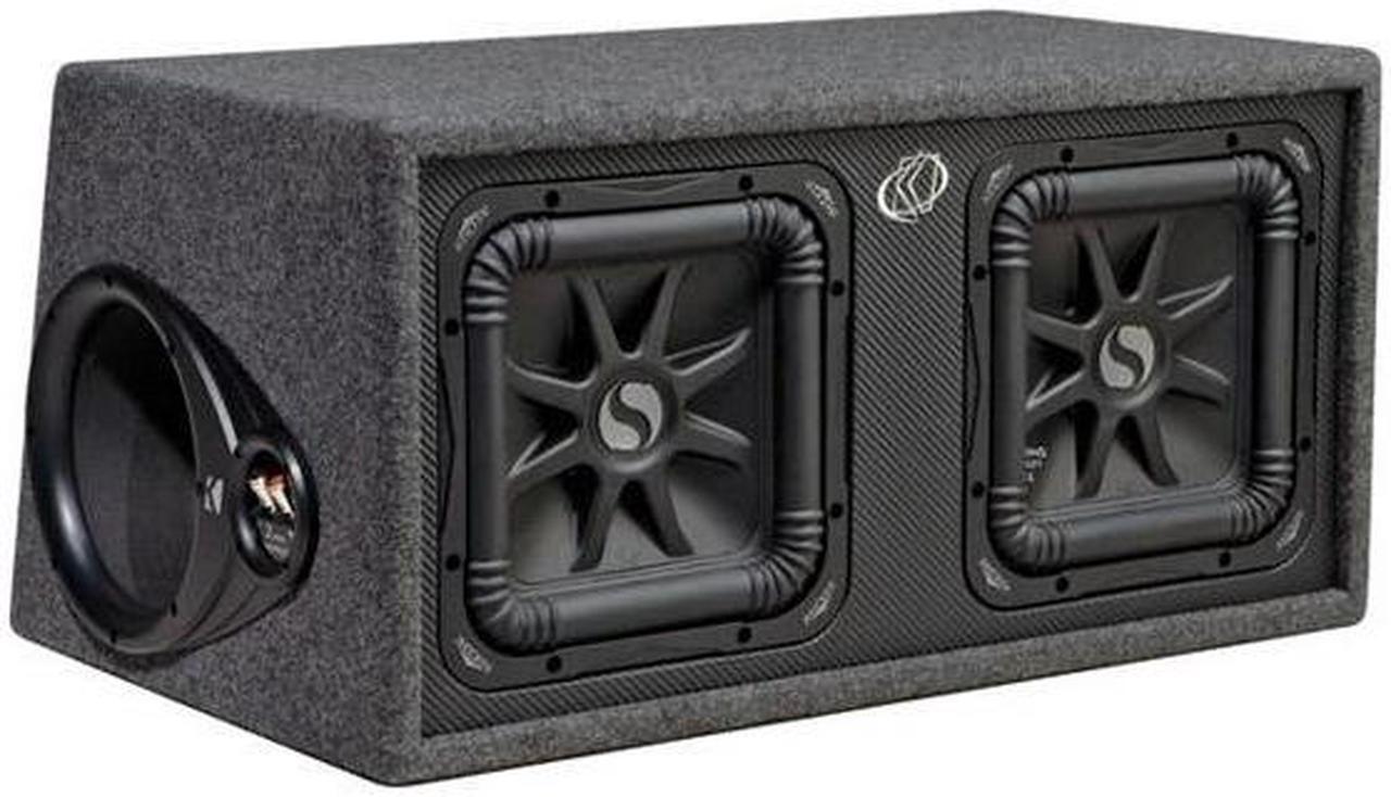 Main image of Kicker Dual 12" 2400W Solo-Baric L5 Loaded Subwoofer Box
