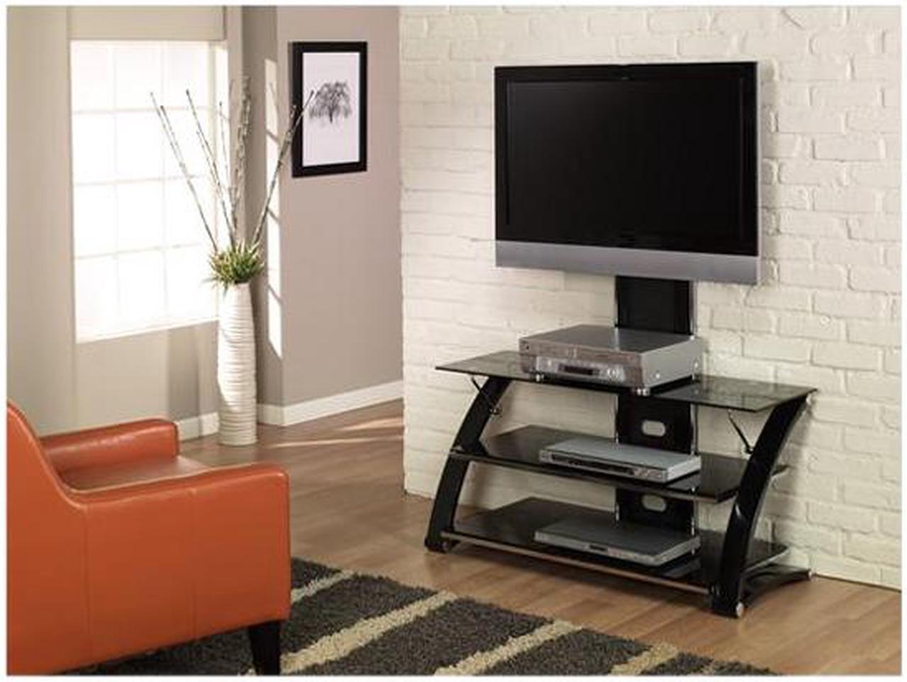 Alt view image 3 of 3 - Z-Line ZL564-44MU 36" - 60" Black Vitoria TV Stand with Integrated Mount