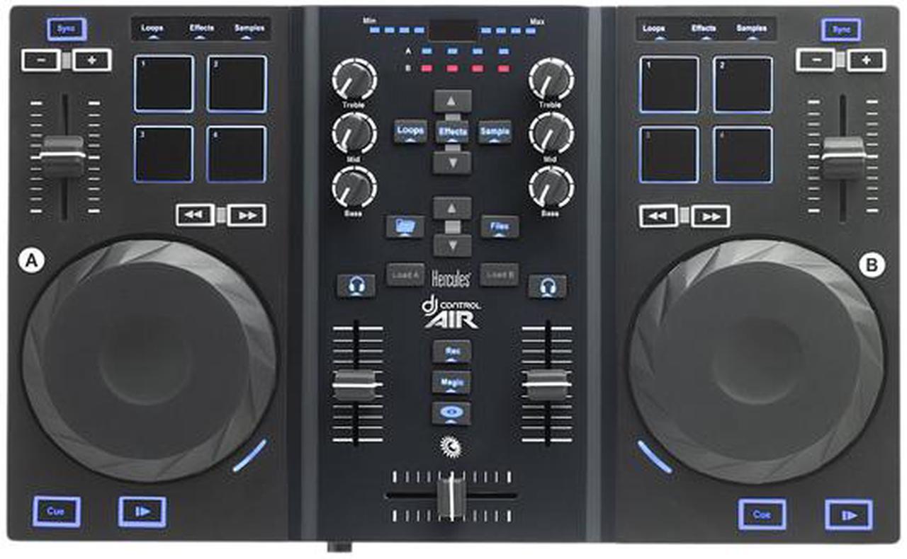 Alt view image 2 of 5 - Hercules DJControl Air USB DJ Controller