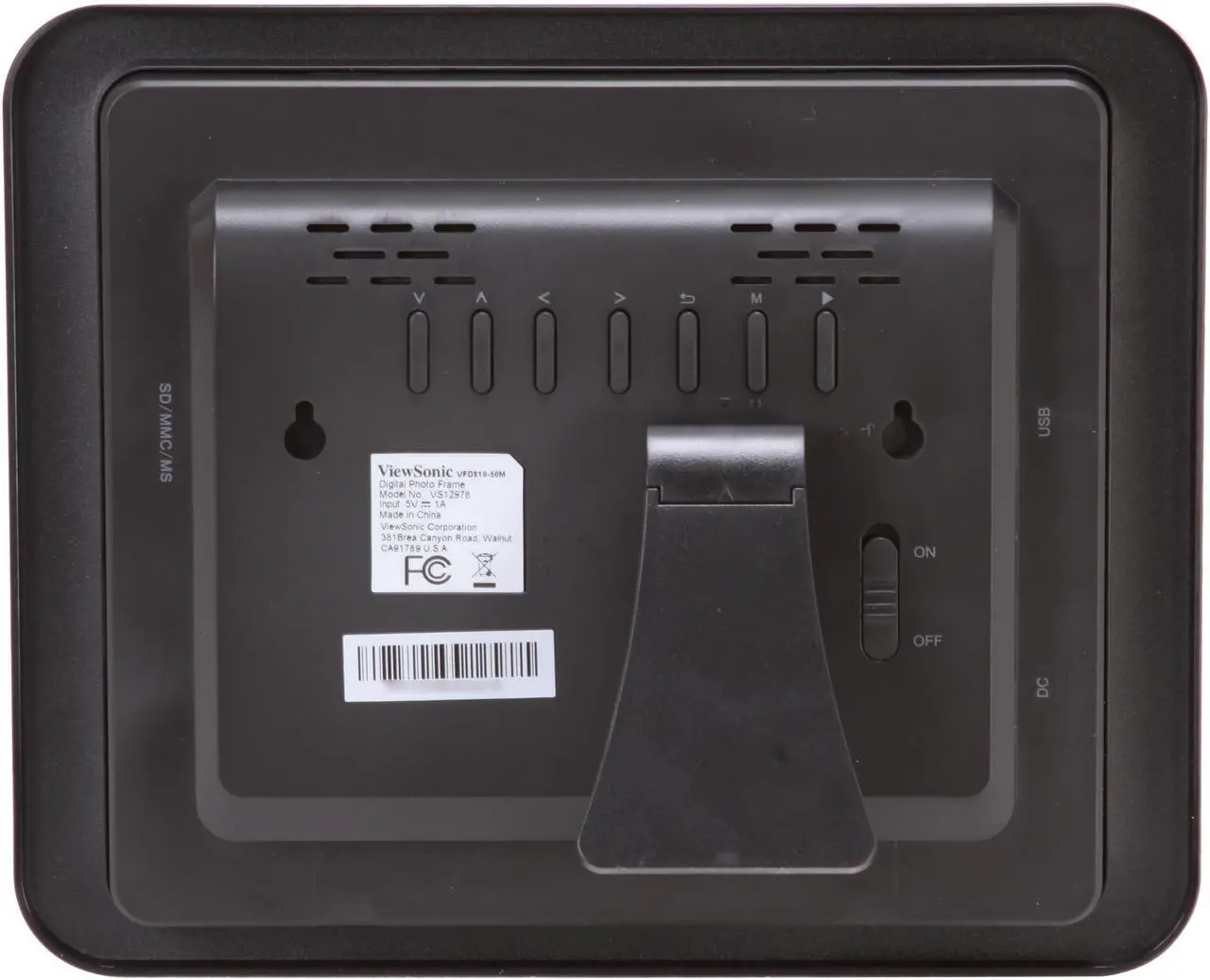 Alt view image 4 of 6 - ViewSonic VFD810-50 8" 800x600 Digital Photo Frame 4:3 Aspect Ratio Easy to Use Menu Control Brightness Adjustment & Slideshow Transition Effect