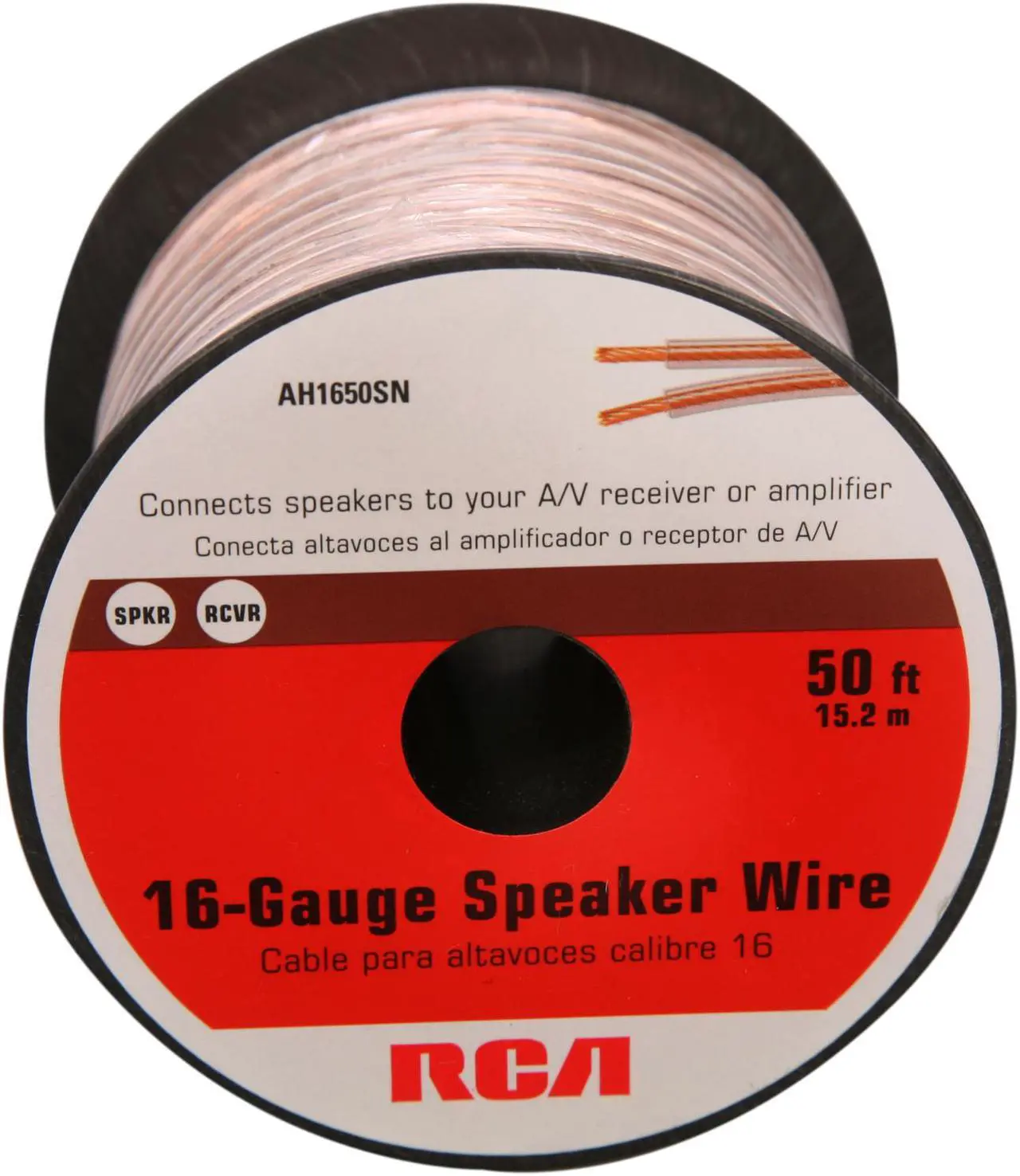 Alt view image 2 of 2 - RCA Model AH1650SN 50 ft. 16-Gauge Speaker Wire