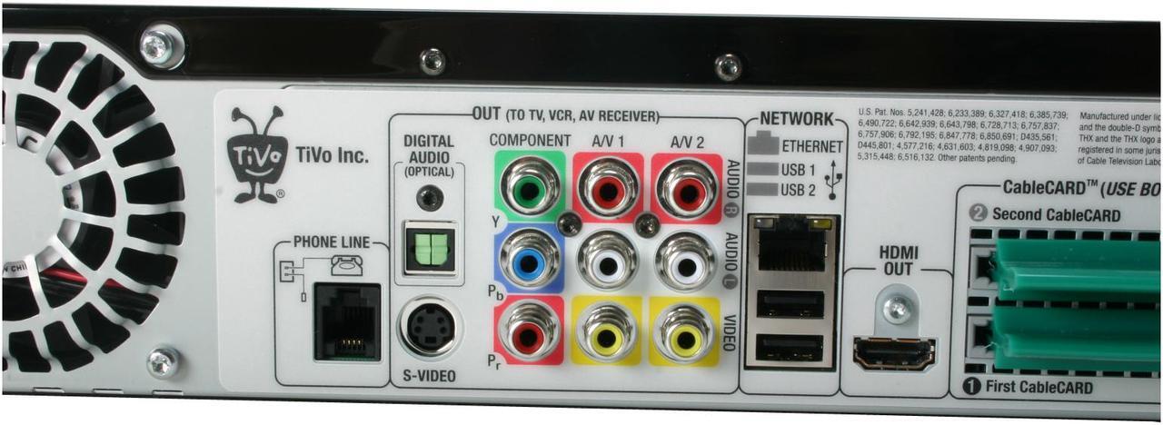 Alt view image 7 of 12 - TiVo TCD648250B 300-hour Series3 Dual Tuner HD Digital Video Recorder