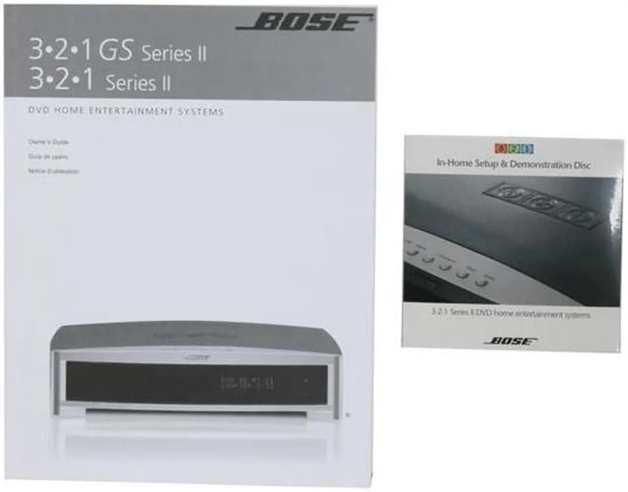 Alt view image 15 of 16 - BOSE® 3·2·1® GS Series II DVD Home Entertainment System Silver