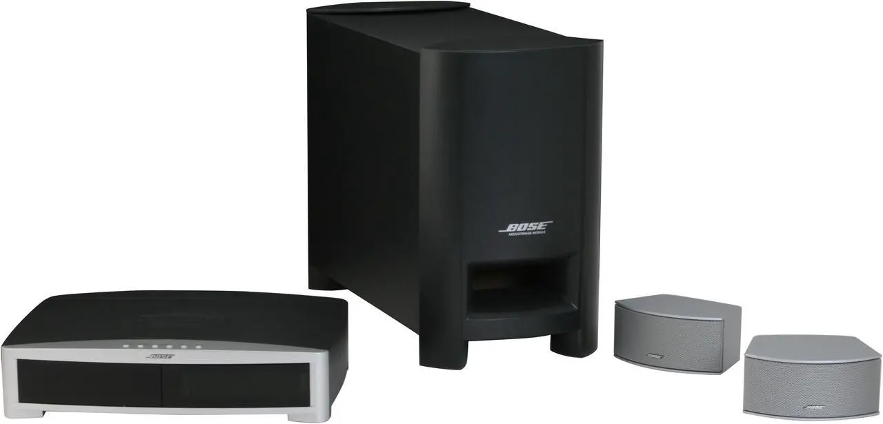 Alt view image 3 of 16 - BOSE® 3·2·1® GS Series II DVD Home Entertainment System Silver