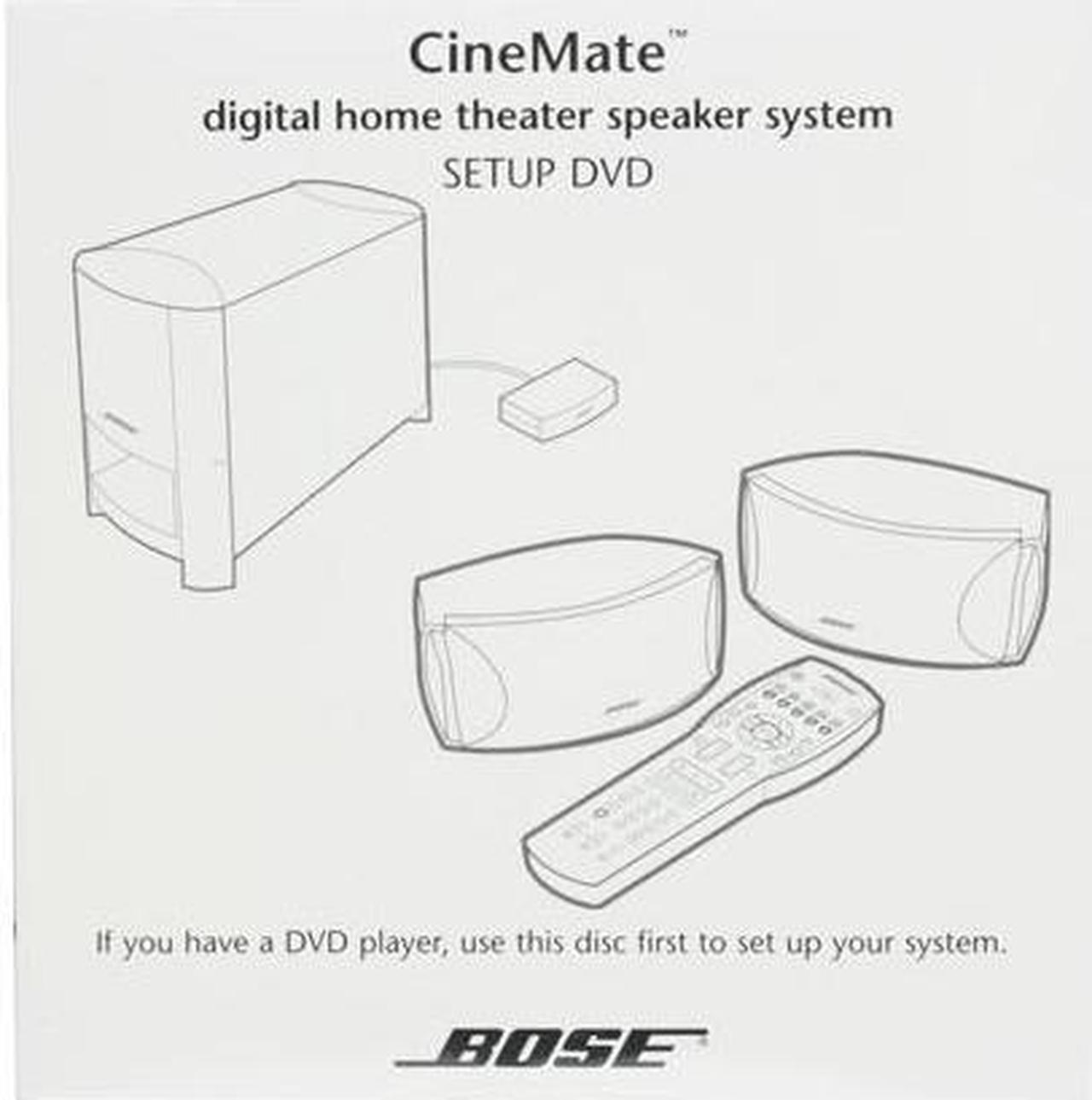 Alt view image 16 of 18 - BOSE® CineMate® Digital Home Theater Speaker System (Graphite Gray)