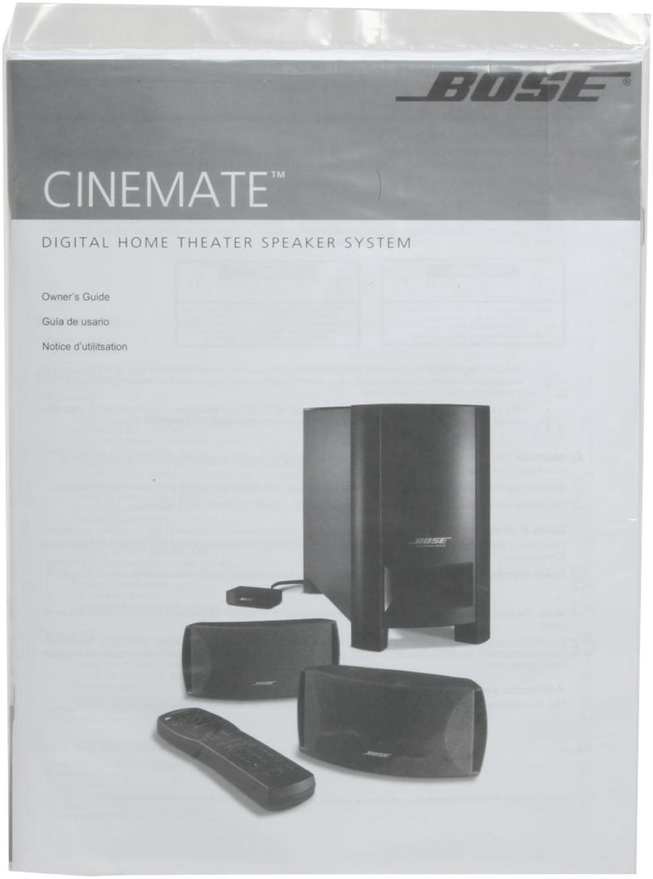 Alt view image 17 of 18 - BOSE® CineMate® Digital Home Theater Speaker System (Graphite Gray)