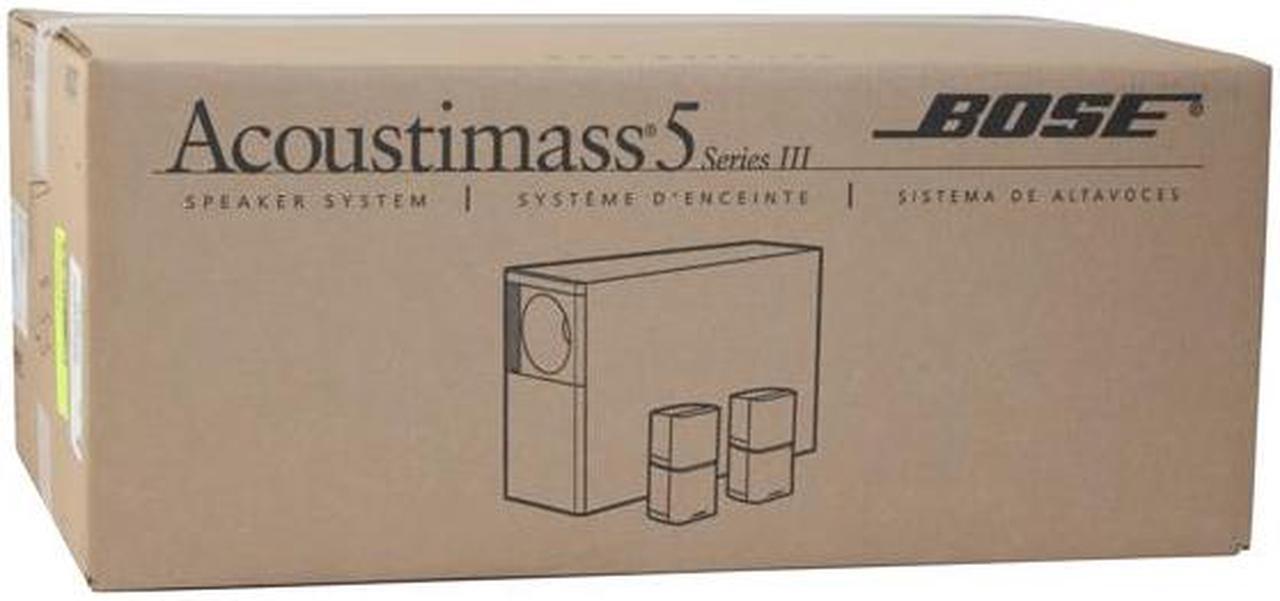 Alt view image 9 of 9 - BOSE® Acoustimass® 5 Series III Speaker System (Black)