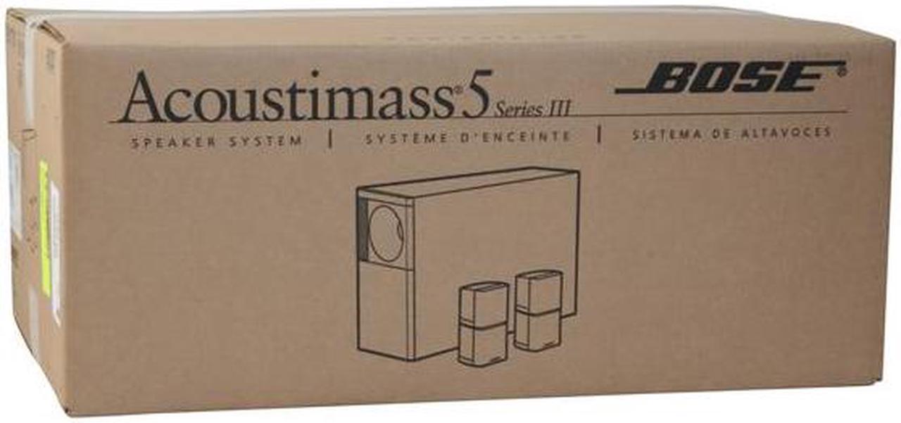 Alt view image 9 of 9 - BOSE® Acoustimass® 5 Series III Speaker System (White)