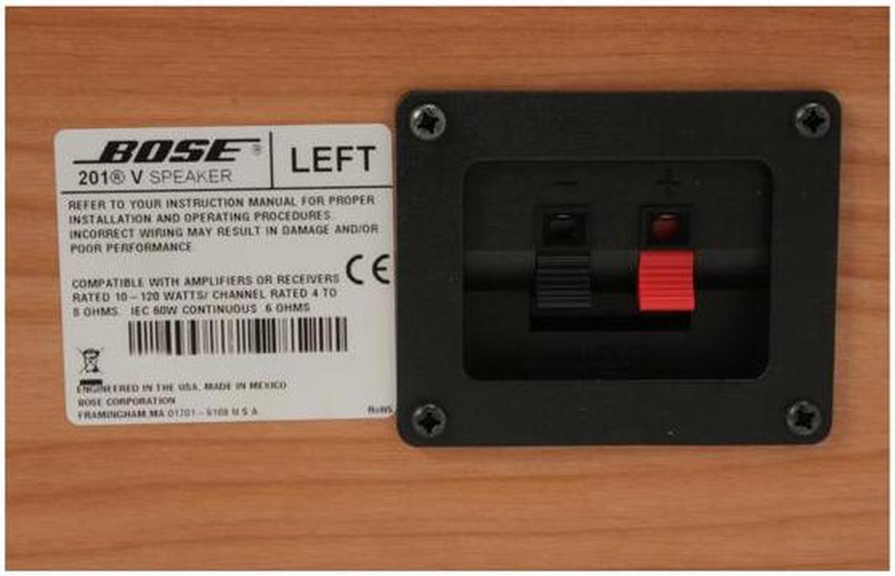 Alt view image 5 of 7 - BOSE® 201® Series V Direct/Reflecting® Speaker System (light cherry)