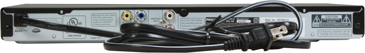 Alt view image 5 of 10 - Philips DVD Player DVP3982/37