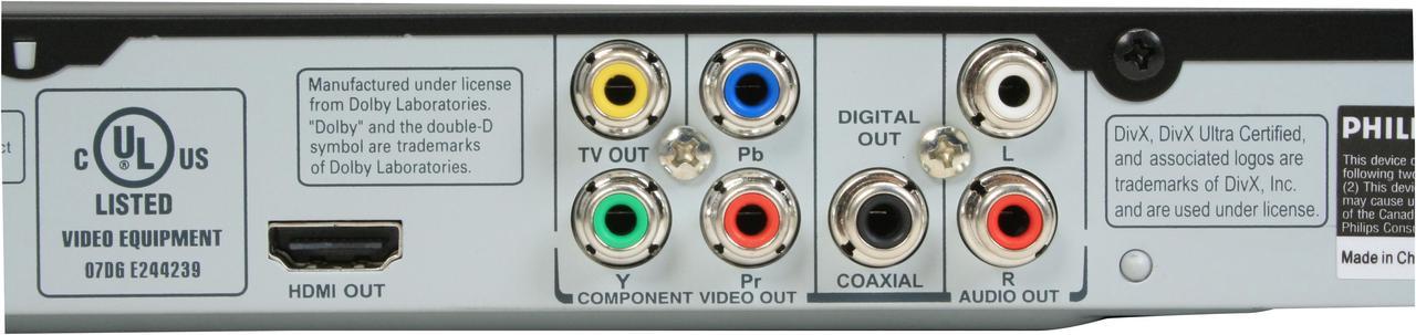Alt view image 6 of 10 - Philips DVD Player DVP3982/37