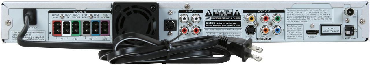 Alt view image 3 of 12 - PHILIPS HTS3544/37 5.1 Channel DVD Home Theater System