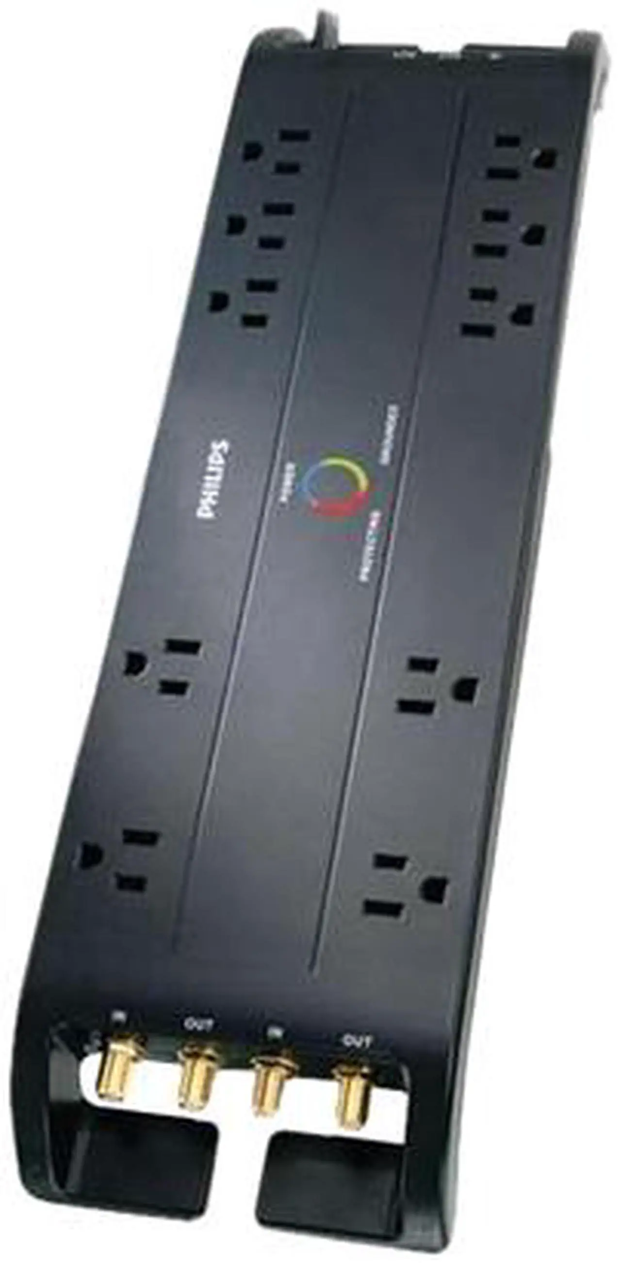 Main image of PHILIPS SPP5105C/17 10-Outlet, 2500J Home Theater Surge Protector