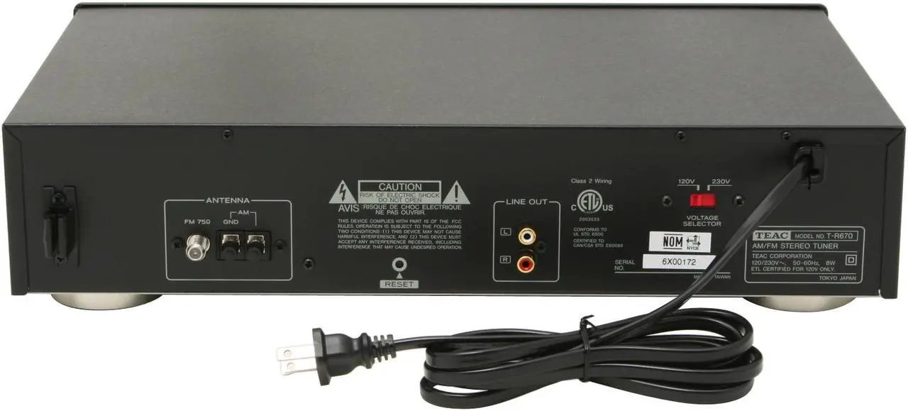 Alt view image 3 of 10 - TEAC TR-670 AM/FM Stereo Tuner