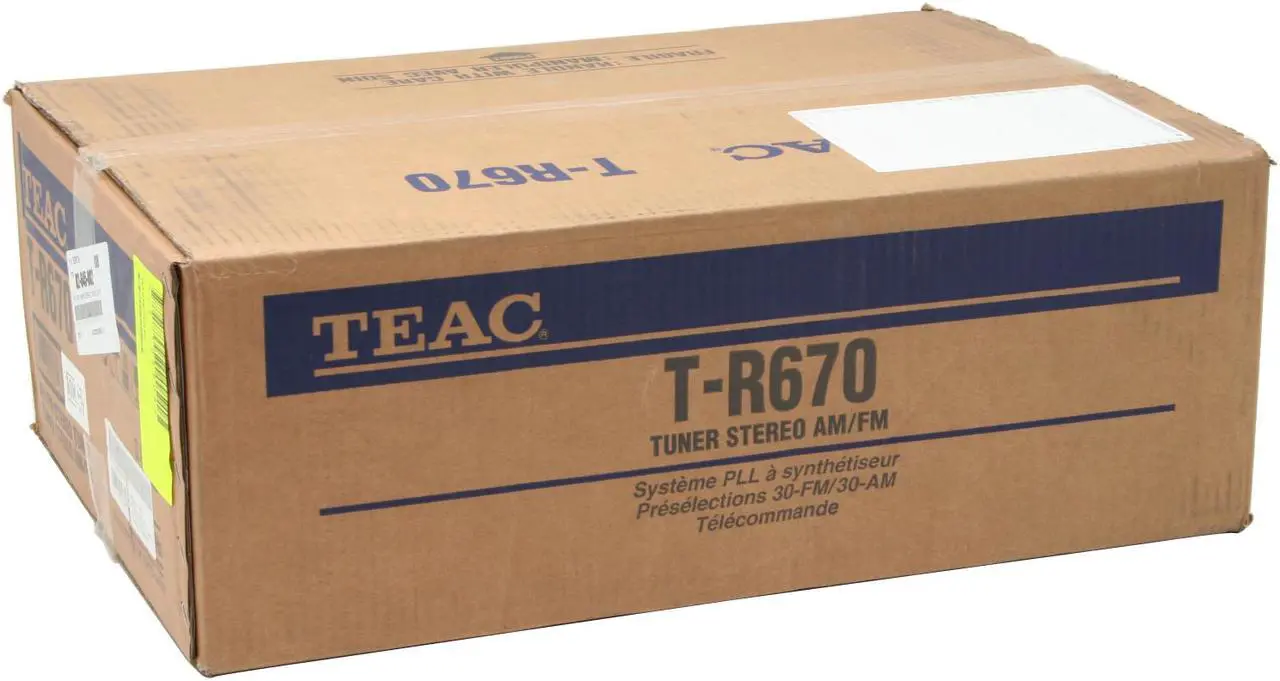 Alt view image 10 of 10 - TEAC TR-670 AM/FM Stereo Tuner