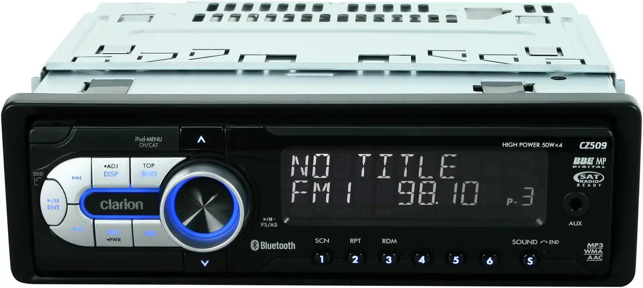 Main image of Clarion Am/Fm CD/MP3 Player with Built-In Bluetooth (CZ509)