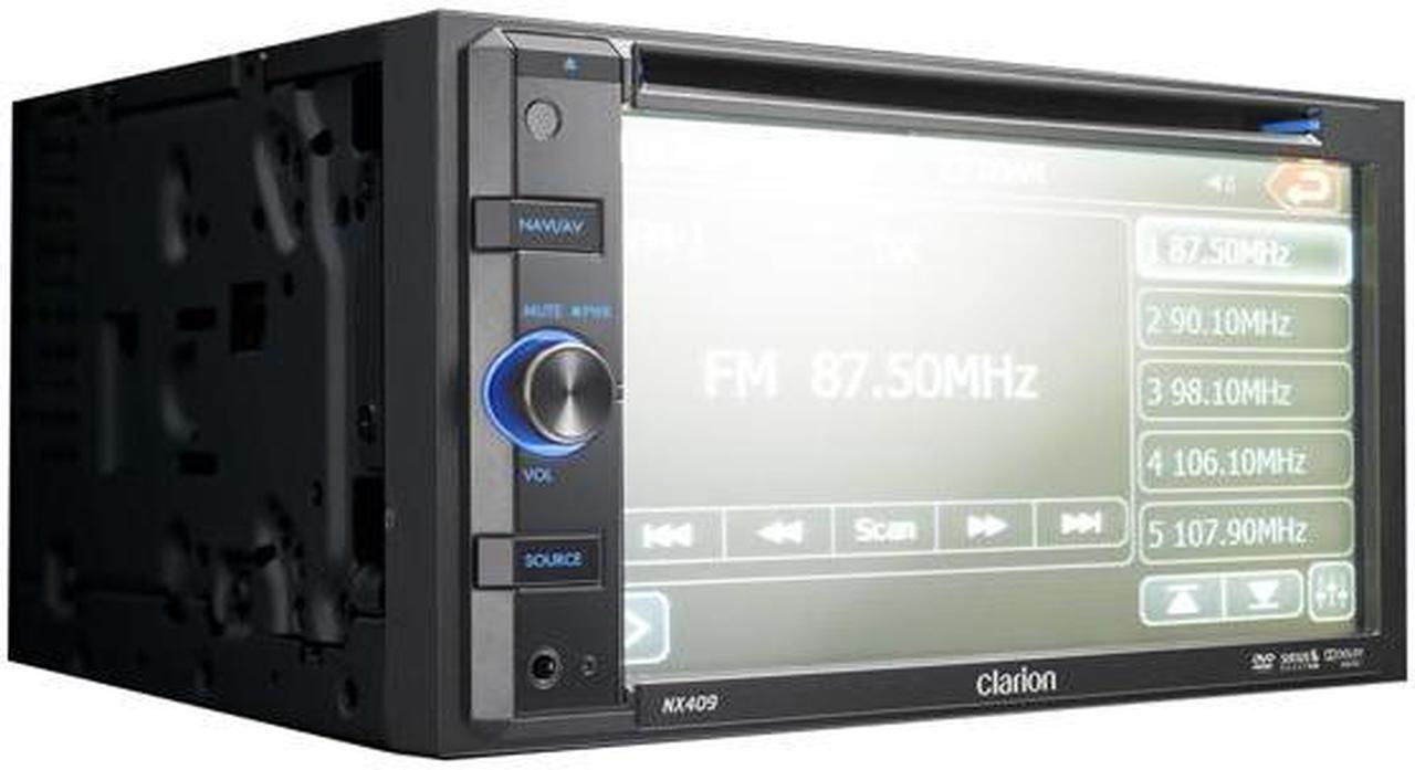 Alt view image 6 of 7 - Clarion 2-DIN DVD Multimedia Station w/Navigation & 6.5" Touch Panel