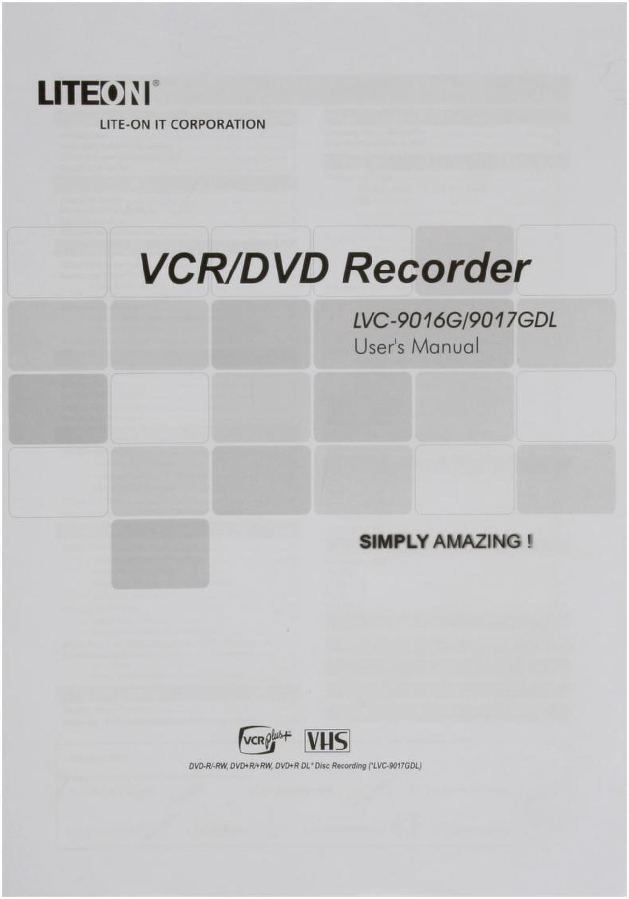Alt view image 12 of 12 - LITE-ON DVD Recorder & VCR Combo LVC-9016G