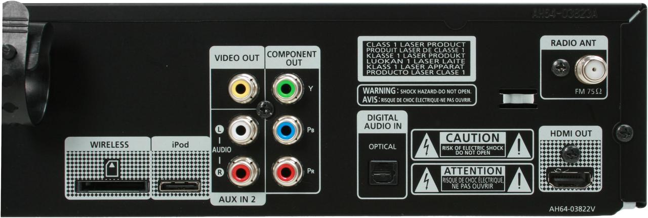 Alt view image 8 of 20 - Samsung HT-Z410 DVD 5.1 CH Home Theater System