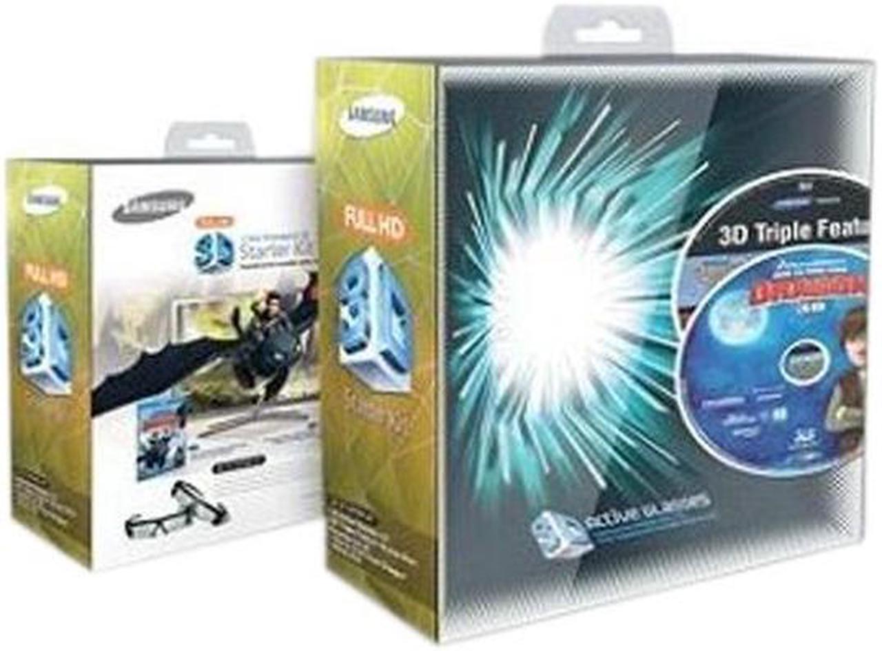 Alt view image 2 of 2 - Samsung SSG-P2100X/ZA 3D Active Glasses "How to Train Your Dragon" Starter Kit