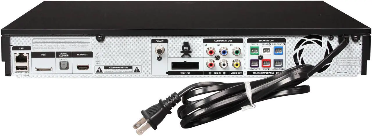 Alt view image 5 of 20 - Samsung HT-D5300 5.1 Blu-ray Home Theater System