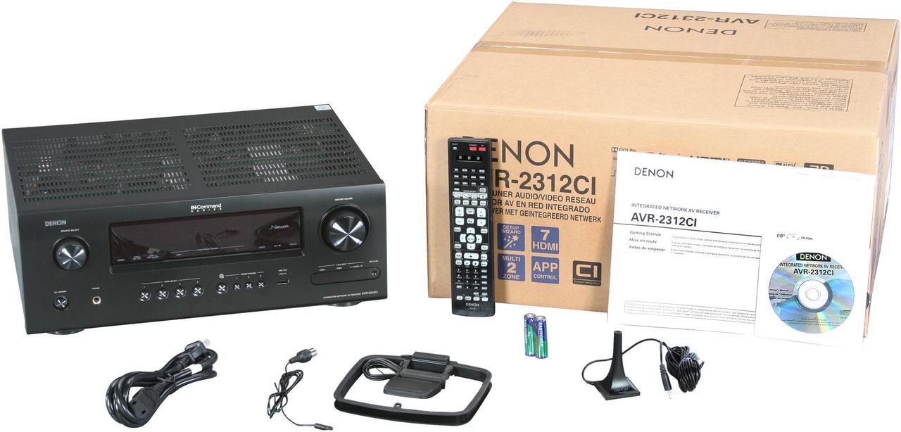 Alt view image 6 of 6 - Denon AVR-2312CI 7.2-Channel Integrated Network A/V Surround Receiver