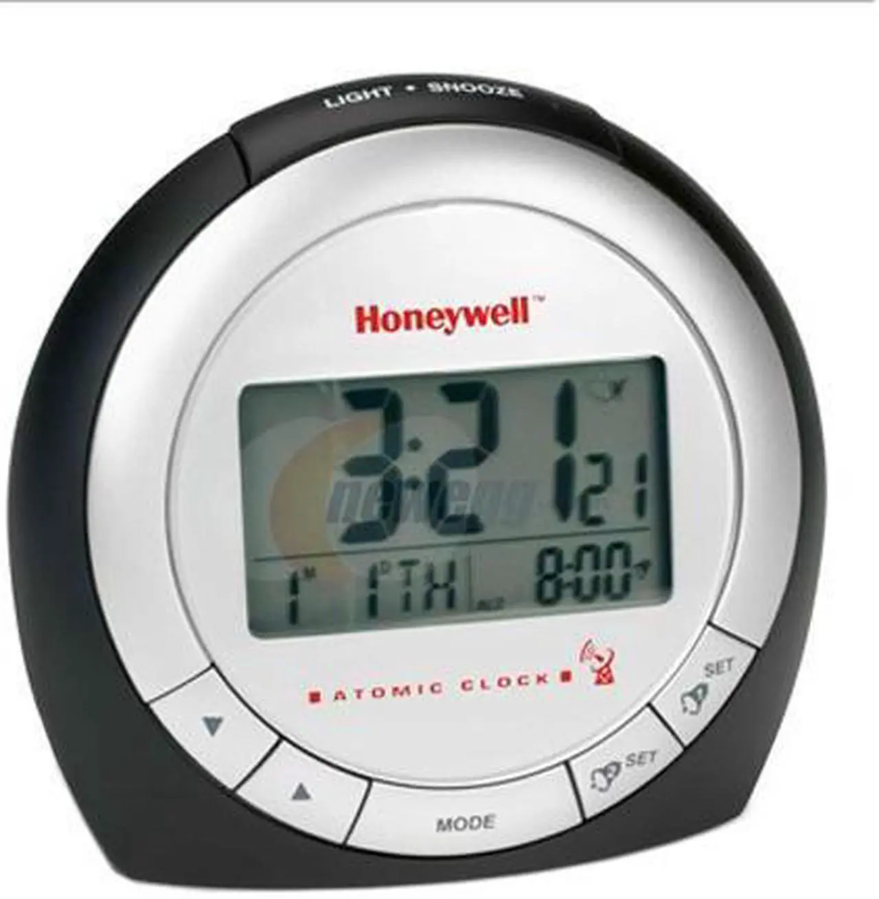Honeywell RC182WS Atomic Alarm Clock with Temperature - Newegg.com