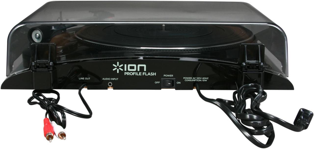 Alt view image 5 of 7 - Ion Audio - Vinyl-to-SD/USB Turntable (PROFILE FLASH)