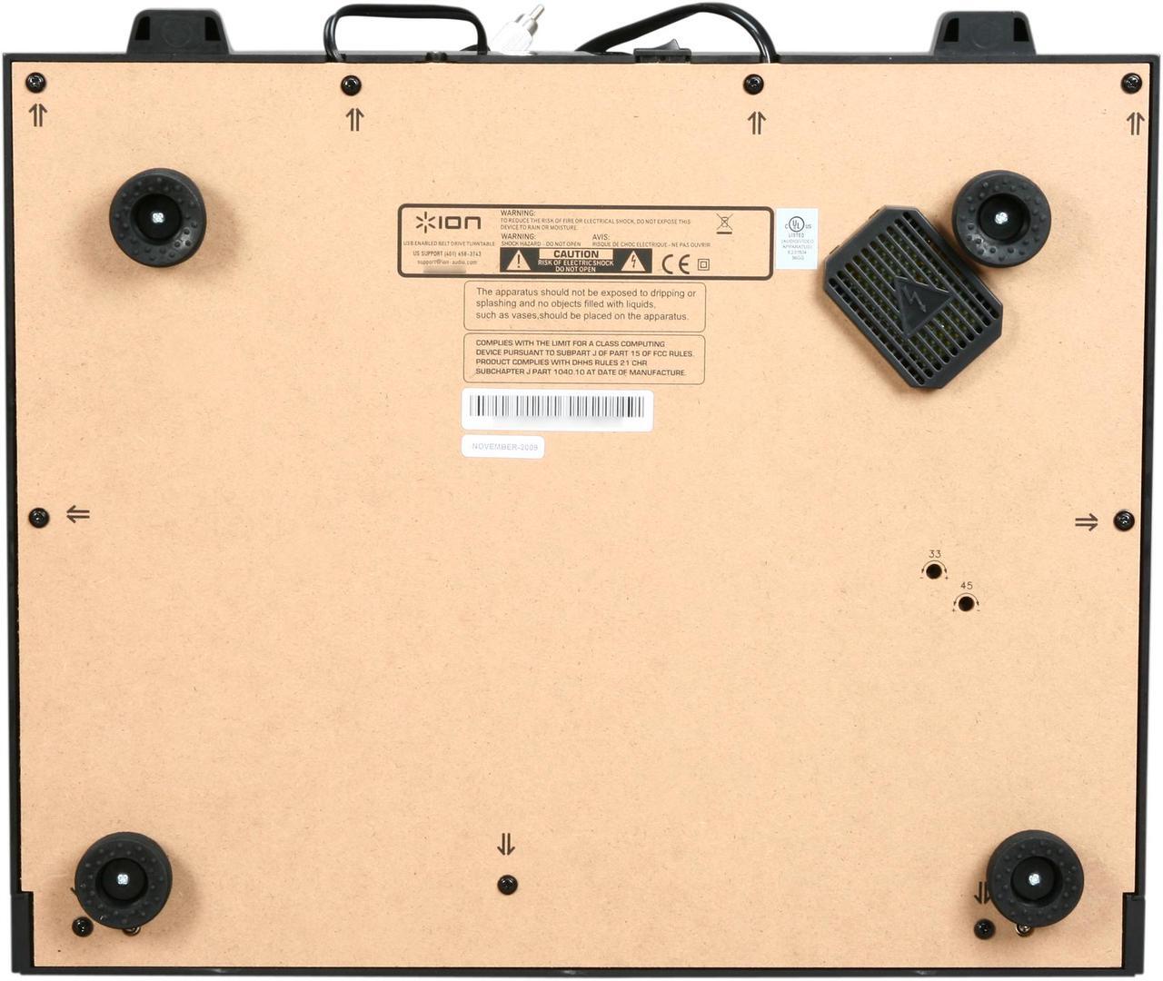 Alt view image 6 of 7 - Ion Audio - Vinyl-to-SD/USB Turntable (PROFILE FLASH)
