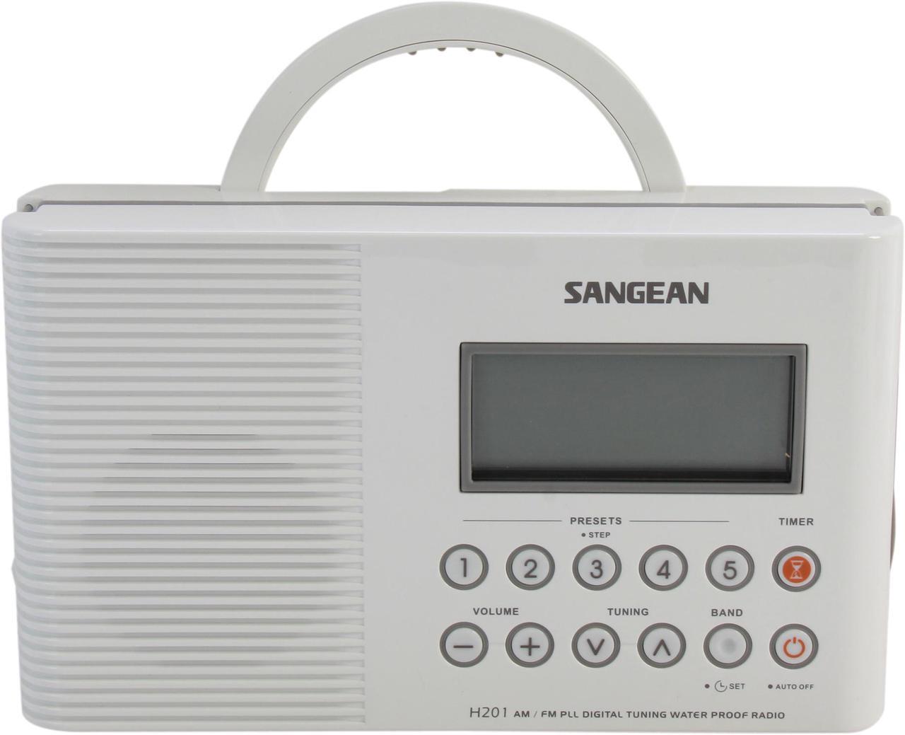 Alt view image 2 of 7 - Sangean AM/FM Shower Radio H201