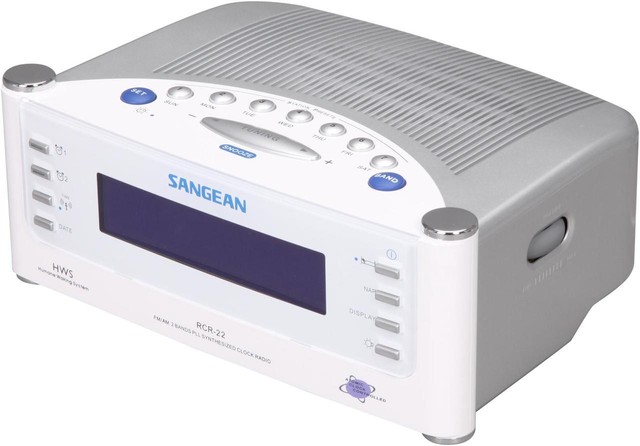 Alt view image 3 of 8 - Sangean FM/AM PLL Synthesized Tuning Clock Radio RCR-22