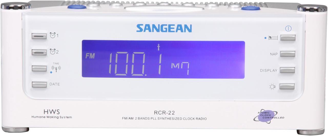 Alt view image 7 of 8 - Sangean FM/AM PLL Synthesized Tuning Clock Radio RCR-22