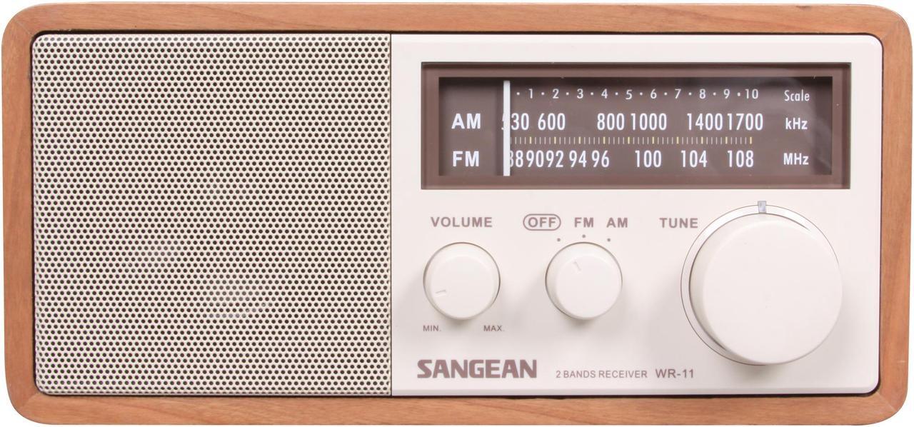 Alt view image 3 of 5 - Sangean FM/AM Wooden Cabinet Radio WR-11