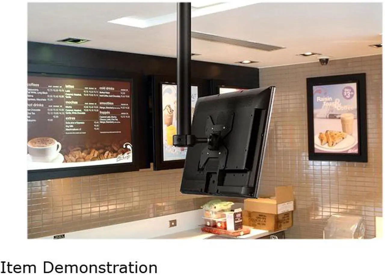 Alt view image 10 of 10 - Atdec TH-1040-CTS 17"-42" Tilt Ceiling TV Mount LED&LCD HDTV Up to VESA 200x200 Max Load 55 lbs Compatible with Samsung, Vizio, Sony, Panasonic, LG, and Toshiba TV