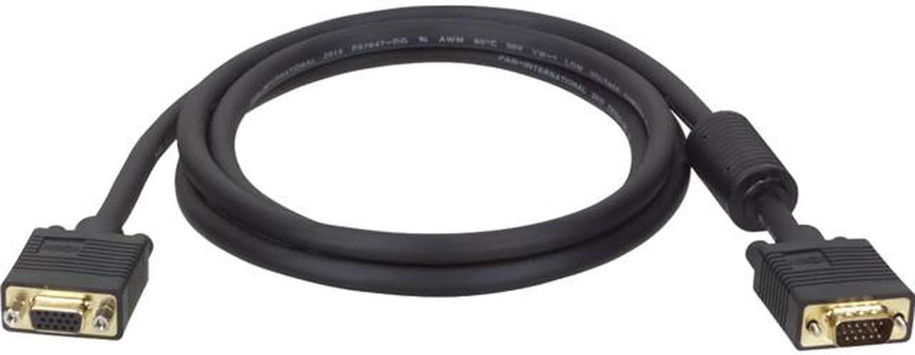 Main image of Tripp Lite VGA Coax High-Resolution Monitor Extension Cable with RGB Coax (HD15 M/F), 2048 x 1536 1080p, 10 ft. (P500-010)