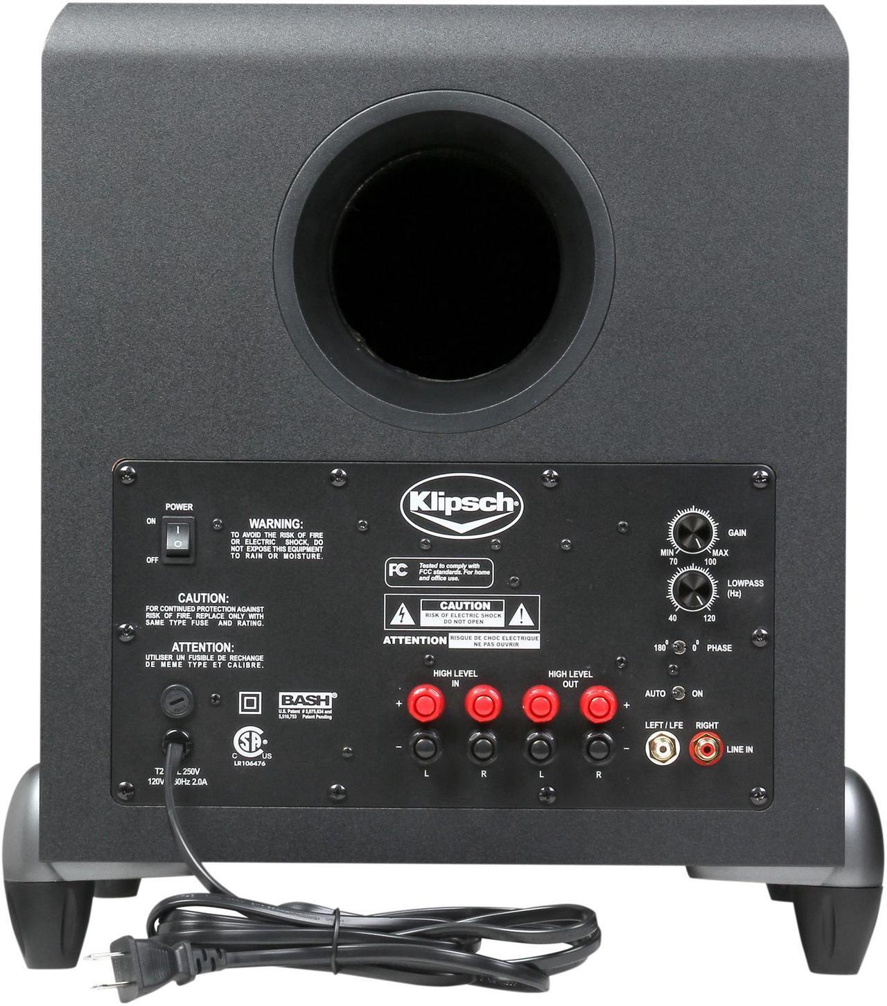 Alt view image 4 of 6 - Klipsch Synergy Sub-10 420W 10" Subwoofer Black