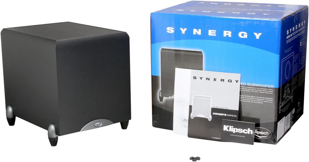 Alt view image 6 of 6 - Klipsch Synergy Sub-10 420W 10" Subwoofer Black