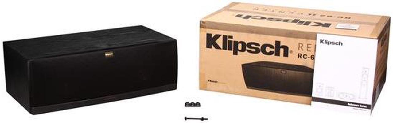 Alt view image 6 of 6 - Klipsch Reference RC-62 II B Center Speaker, Black Ash Wood Grain Vinyl Single