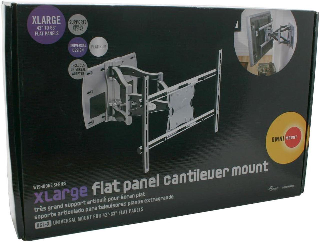 Alt view image 11 of 11 - OmniMount UCL-XP Silver 42" – 63"