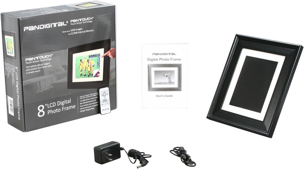 Alt view image 8 of 8 - PANDIGITAL PAN8055W04T 8" 800 x 600 Digital Photo Frame