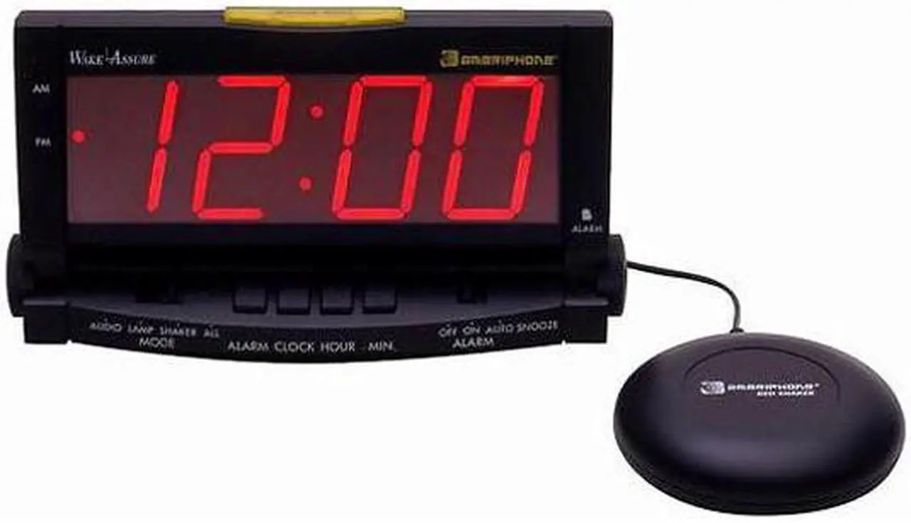 Main image of Clarity WAKE ASSURE Alarm Clock with Bed Vibrator