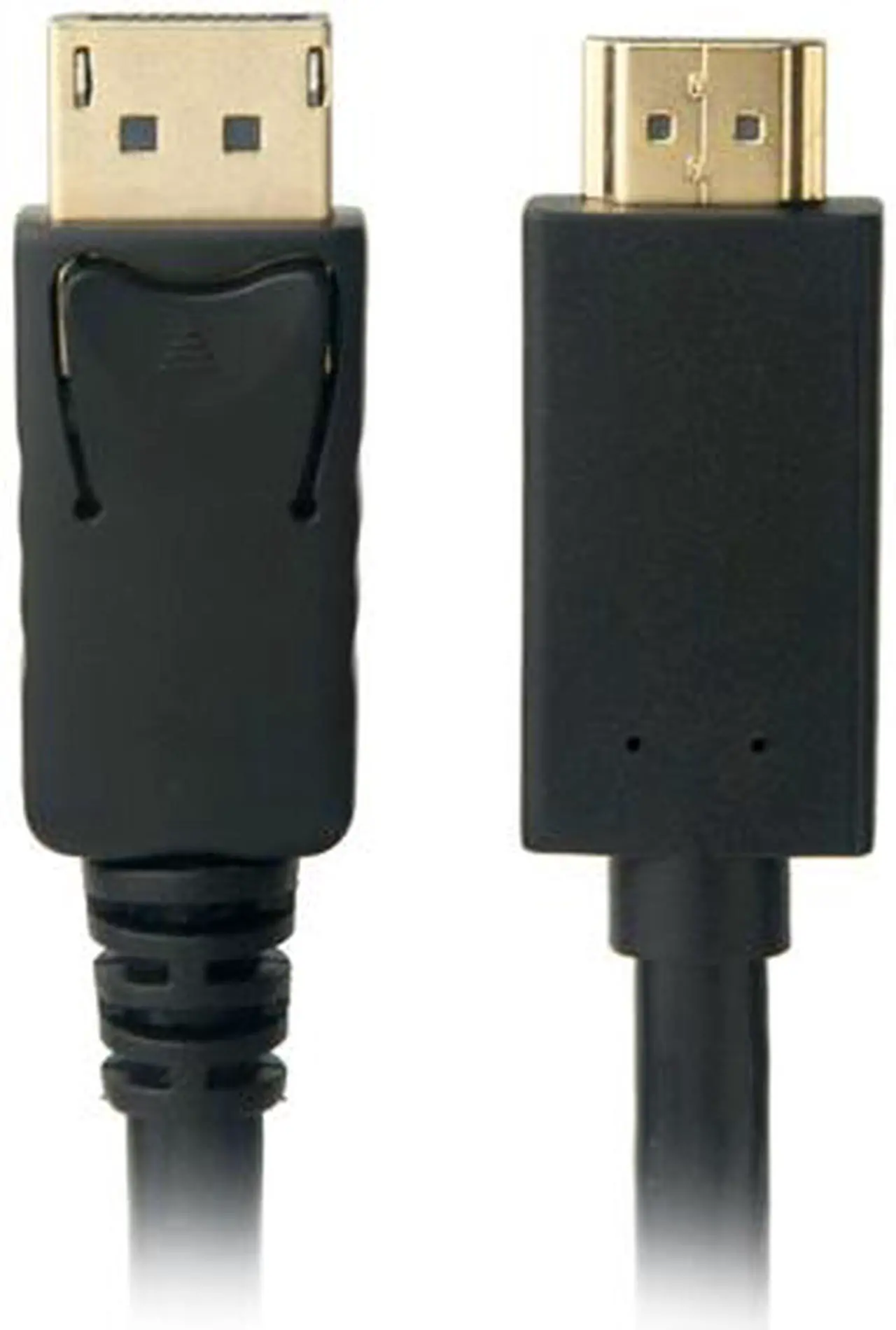 Alt view image 2 of 11 - Omni Gear DP-3-HDMI 3 ft. Black DisplayPort to HDMI Cable Male to Male