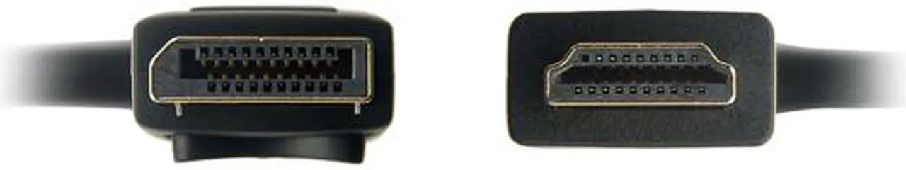 Alt view image 4 of 11 - Omni Gear DP-3-HDMI 3 ft. Black DisplayPort to HDMI Cable Male to Male