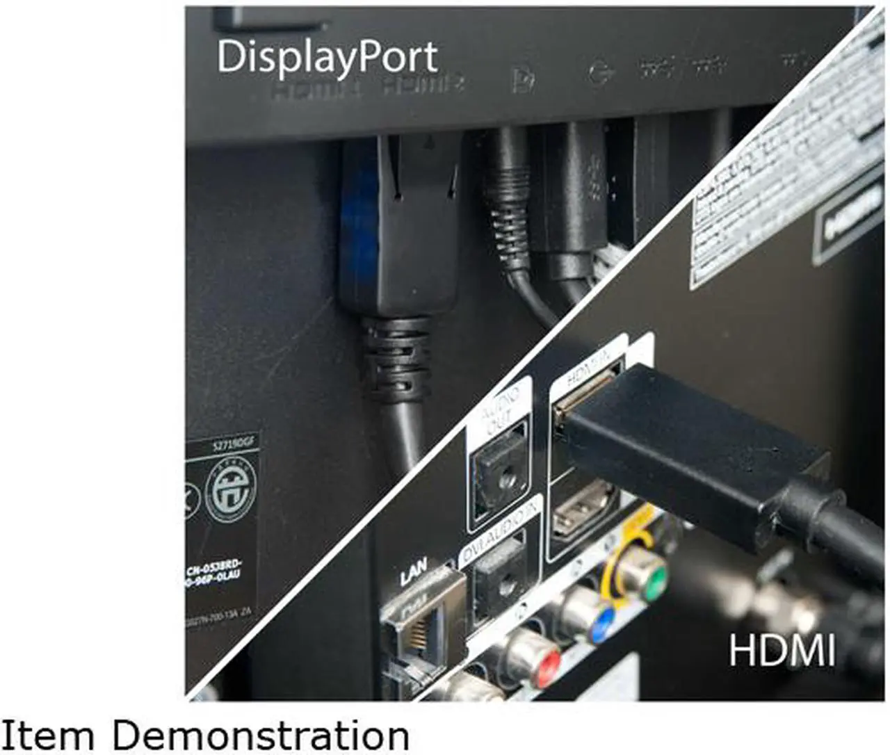 Alt view image 8 of 11 - Omni Gear DP-3-HDMI 3 ft. Black DisplayPort to HDMI Cable Male to Male