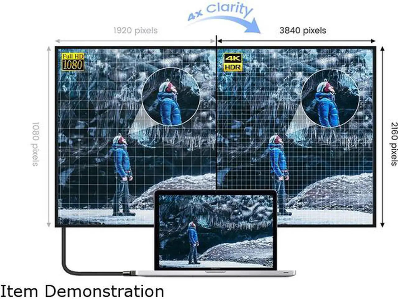 Alt view image 11 of 11 - Omni Gear DP-3-HDMI 3 ft. Black DisplayPort to HDMI Cable Male to Male