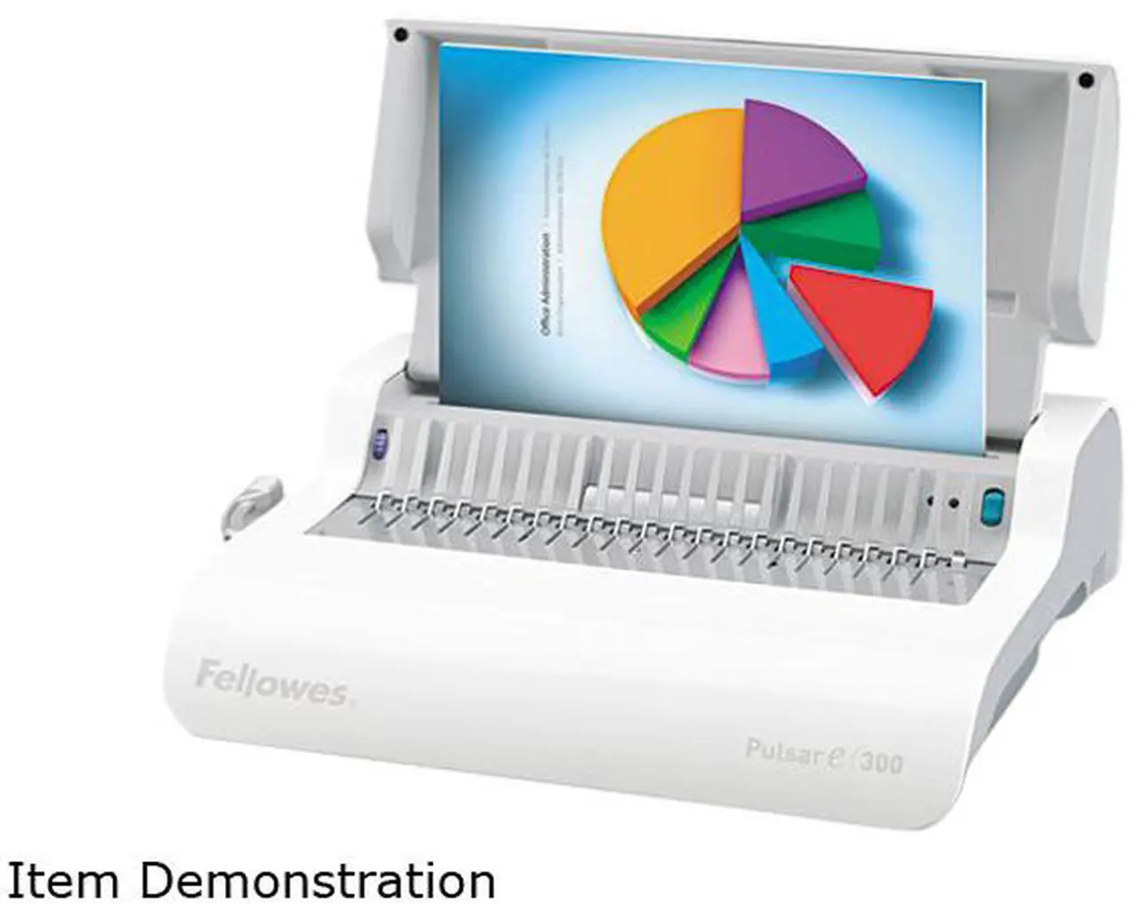 Main image of 5216701 Fellowes Pulsar Comb Binding System, 300 Sheets, 17w x 15-3/8d x 5-1/8h, White