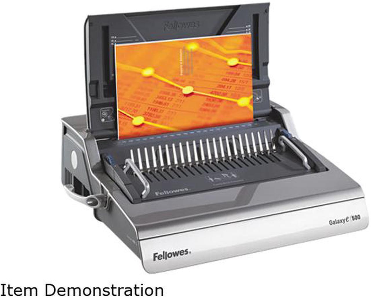 Main image of 5218301 Fellowes Galaxy Comb Binding System, 500 Sheets, 19-5/8w x 17-3/4d x 6-1/2h, Gray