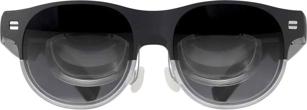 Alt view image 8 of 12 - ASUS AirVision M1 Smart AR Glasses - 100" Micro-OLED Wearable Display, 1100 nits, Multi-Screen, Speakers, USB-C, Magnetic Shade, Designed for ROG Ally/Steam Deck/PC/iPhone 16/15/Android/Mac/Tablet