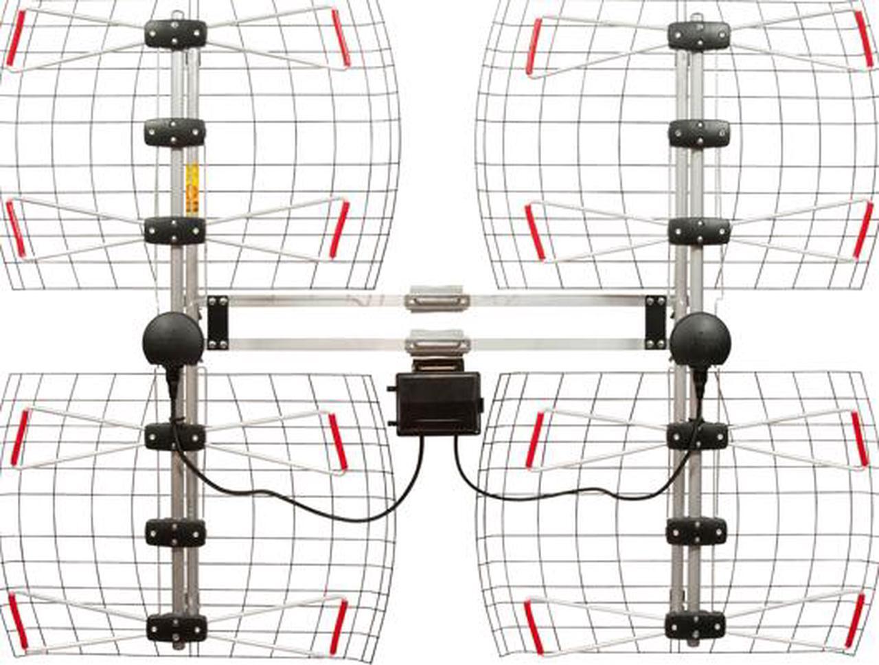 Alt view image 2 of 4 - Antennas Direct DB8e Multi-Directional Ultra Long Range Outdoor DTV Antenna